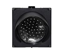 Luz Antiniebla LED Amarilla For Carretera Con Energía Solar,Luz De Advertencia LED Industrial Con Protector Solar,Luz De Freno,Adecuada For Intersecciones(200mm Solar Yellow flashing light)