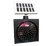 Luz Antiniebla LED Amarilla For Carretera Con Energía Solar,Luz De Advertencia LED Industrial Con Protector Solar,Luz De Freno,Adecuada For Intersecciones(300mm Solar Yellow flashing light)