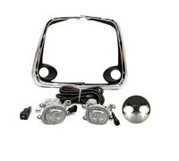 Luz Antiniebla Luces Antiniebla LED Delanteras Lámpara Embellecedor Cromado Con Arnés Cubierta Cableado Rejilla Para Toyota Para Corolla Para Altis 2019 - 2022 Faro Trabajo Ligero(White full set)