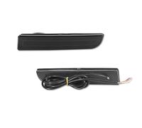 Luz Antiniebla Parachoques Trasero Coche Para Mitsubishi Para Lancer Para Evolution X Para Outlander Luces LED Traseras Parachoques Reflector Trasero Luz Señal Giro Secuencial 12 V(Smoked Lens A)