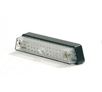 Luz antiniebla trasera LED, lente transparente, marca E