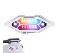 Luz antirrobo para coche, luces solares para coche, lámpara falsa de seguridad Luz de seguridad para energía solar para coche - Intermitente LED antirrobo, cómodo, luz de advertencia para vehículo