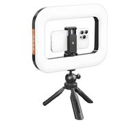 Luz Anular Para Teléfono - Luz Anular Portátil Manual - Iluminación Ajustable Continua Para Vlogging Streaming Creación Blogging