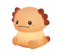 Luz Axolotl - Luz nocturna de silicona | Lámpara LED linda y brillante activada por | Lámpara de mesa para guardería, dormitorio, baño, habitación infantil, decoración para dormir para niños, il