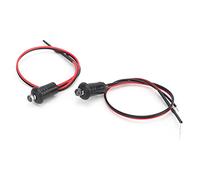 Luz Azul Falsa LED Intermitente - Alarma Simulada de Seguridad Para Coche - Panel Indicador LED Antirrobo Universal 12V Para Barcos, RVs y Motos