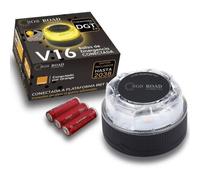 Luz baliza de emergencia para coche SOS Road Connected EL2024 V16/ Homologada/ Base Imantada/ Geolocalizable/ Funciona a Pilas