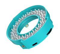 Luz circular de carcasa que ofrece un brillo constante y puerto USB, ideal para trabajos de reparación, luz LED de microscopio para reparación de teléfonos