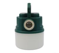 Luz colgante de la tienda 4-6h Tiempo de funcionamiento dual para la tienda | Material de la PC, 246g ligero, color verde, compacto 10x12.5cm, paquete fácil de llevar (verde C52)