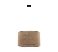Luz Colgante Lámpara Redondo Ø 50CM Yute Pantalla 3x E27 dormitorio Comedor