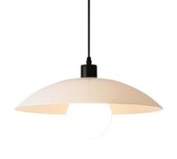 Luz Colgante Minimalista nórdica, Sombra de Colgante de Vidrio en Forma de Cubierta Creativa en Forma de Tapa, araña de una Sola Cabeza de Base E27, Sala de Estar de Comedor de Sala de Estar