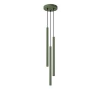 Luz Colgante Petera Verde Oliva G9 1 Luz Acero IP20 Moderna 19,5 cm