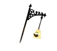 Luz de acento de estantería de Halloween con dije de lector de libros de cuentos, brillo dorado suave, forma de exhibición suspendida, decoración para amantes de los libros para bibliotecas del hogar