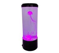 Luz de acuario de medusas, lámpara de noche LED USB que cambia de 7 colores, pequeña lámpara eléctrica de medusas para decoración de sala de estar y dormitorio