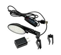 Luz De Acuario | Lámpara Antideslumbrante 8 W,Luz LED Ajustable En Color Para Acuario | Para Interior, Restaurante, Cafetería, Dormitorio, Aficionados, Propietarios, Principiantes y Entusiastas
