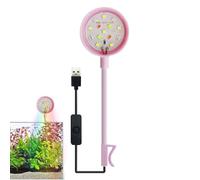 Luz De Acuario USB - Lámpara De Pecera Giratoria De 360°, Barra LED