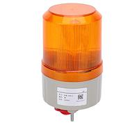 Luz de Advertencia BERM 220VAC Luz EstroboscóPica LED Sirena Luces de Advertencia Industriales Zumbador para FáBricas, Estaciones BEM-1081J(amarillo)