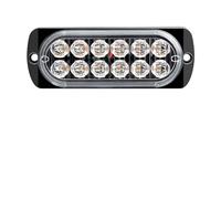 Luz de advertencia de coche 12LED, luz de emergencia de avería, lámpara de baliza for remolque de camión, luz lateral LED ámbar de 12V, accesorios for coches(1PC Blue Light)