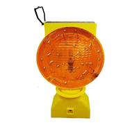 Luz De Advertencia De Construcción: No Requiere Carga, Baliza Con Energía Solar Intermitente Para Seguridad Del Tráfico | Embalaje Individual Incluido Con El Pedido De Barricada Para Obras Viales Prot