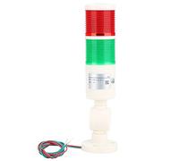 Luz de advertencia de emergencia,Luz de Señal de Torre,plegable LED luz de advertencia de 2 colores con zumbador Base,para equipo de máquina herramienta,sitio de construcción