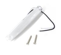 Luz de Advertencia de posición Lateral de 12 V y 24 V, luz de gálibo para Remolque, camión, Luces Impermeables para Coche, luz indicadora de Espejo (30 Unidades Blancas)