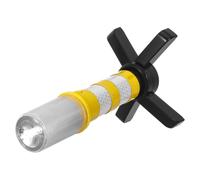 Luz de Advertencia de Seguridad Vial LED con Base Magnética Plegable | Plástico Amarillo, Montaje sin Herramientas, Funda Incluida, para Coche Metálico, Conos y Bloqueo