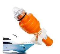 Luz de advertencia flotante flotante - Dispositivo de seguridad intermitente LED activado por agua, luz estroboscópica blanca >2cd, 50-70 flash/min | salvavidas para tripulación marítima offshore