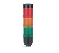 Luz de advertencia industrial de 40 mm, torre de señal indicadora de luz LED continua roja, amarilla y verde de 3 capas(Red YellowGreen 220V)