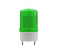 Luz de advertencia LED EL-1101J-R, baliza industrial, lámpara de señal estroboscópica giratoria, alarma visual y audible, 12 V, 24 V y 220 V(Green-AC380V)