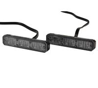 HELLA 2XD 012 160-811 LED-Luz de aviso, de destellos - BST - 12/24V - azul - Conexión roscada/montaje exterior - Cable: 860mm - Conector: extremos de cable abiertos - Juego