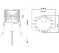 Luz De Advertencia LED HELLA 2XD 014 959-111