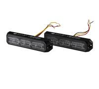 Luz de advertencia LED intermitente 24 V Blanco HELLA para u.a. SCANIA 2 uds