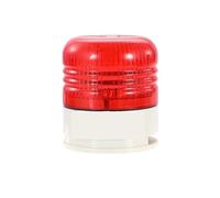 Luz de advertencia pequeña con zumbador, sirena de SV-JS52, 12V, 24V, 220V, sirena de alarma de torre, indicador de lámpara impermeable for tubería de maquinaria(Red Buzzer 24V)