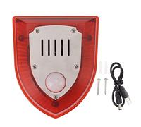 Luz de Alarma con energía Solar Siren Securre al Aire Libre Repellador de Animales con 3 Modos de Trabajo para el huerto doméstico almacén de Granja Impermeable Material
