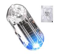 Luz de alarma de coche, luz indicadora de seguridad para el coche | Advertencia Luz intermitente de coches solares con LED antirrobo,Decoración del vehículo de la lámpara de falsa lámpara adhesiva