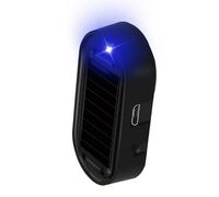 Luz de Alarma Falsa de Alarma de automóvil - Lámpara del de Alarma para automóviles con energía Solar | Luz de Seguridad Intermitente de LED antirrobo simulado de Advertencia