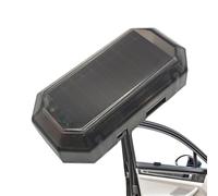 Luz de alarma falsa para coche, alarma de advertencia de seguridad para vehículo, funciona con energía solar, inalámbrica, impermeable, portátil, de alta visibilidad, luz de seguridad para vehículos y