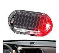 Luz de alarma para coche, carga solar, advertencia antirrobo | Luz LED intermitente de alarma para coche, sedán, caravana, carretera, garaje, estacionamiento