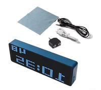 Luz de ambiente de coche con espectro musical con brillo ajustable que crea una unidad atmosférica (azul)