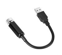 Luz de Ambiente para Coche, USB Luz de Techo Cielo Estrellado Romántico Proyector Universal de Ambiente Lámpara Decorativa(Azul púrpura)