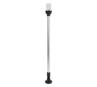 Luz de Ancla para Barcos, Resistente a la Corrosión, 24 Pulgadas, Resistente Al Agua, Luz de Navegación de Tope, Base Giratoria, Brillante para Barcos de Pesca, Yates (Negro)