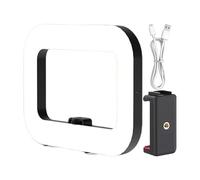 Luz de Anillos LED, Lámpara de Relleno del Estabilizador de Smartphone - Luz de Círculo LED compacta para Creadores de Contenido | Iluminación de Estudio Clip-on para, Fotografía de Pro