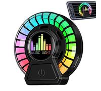 Luz de aromaterapia para coche, lámpara de fragancia con clip de ventilación, ambientador de aire para automóvil, luz LED rítmica, salida de aire, aromaterapia para coche, accesorios interiores de