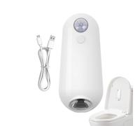 Luz de baño activada por movimiento: 8 modos de color, luz nocturna recargable, luz LED que cambia de color para el baño, inodoro para niños, adultos, dormitorio, seguridad, diversión