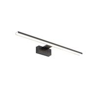 Luz De Baño LED Espejo 60 Cm IP44 Negra 3000 K 850 Lm Metal Lámpara De Pared