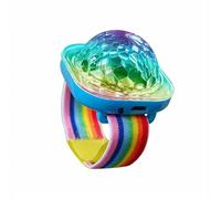 Luz de bola de discoteca - Carcasa de PC ABS recargable por USB, reloj de pulsera activado por sonido Luz de LED, iluminación portátil con mini efecto de vidrio | Accesorios móviles par