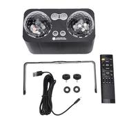 Luz de Bola de Discoteca, luz de Fiesta LED, luz estroboscópica activada por Sonido de 2 Cabezales, luz estroboscópica de Discoteca LED con Control Remoto para Fiestas, Club, Bar,