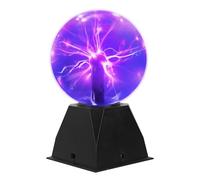 Luz de Bola de Plasma, Flashes Lampara de Plasma Bola 15CM, Bola de Plasma Mágica Sensible al Tacto y al Sonido para Dormitorio, Decoración, Partido
