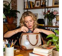 Luz de bolsa, sensor táctil redondo de corazón LED, cartera de amor, luz de detección táctil, para mujeres y niñas, cartera, mochila, llavero, viajes, camping, noche, cumpleaños, Navidad, recuerdos de