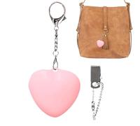 Luz de bolso en forma de corazón, cartera de amor, luz de detección táctil, sensor táctil recargable, iluminación de bolso para amiga, hermana, pareja, hija, viajes, viajes de negocios, hogar, al aire
