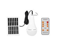 Luz de Bombilla Solar LED 9W Bombilla Solar Inteligente 9W Luz de Emergencia Solar LED para Acampar en Casa